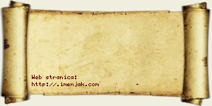 Anđela Jerinić vizit kartica